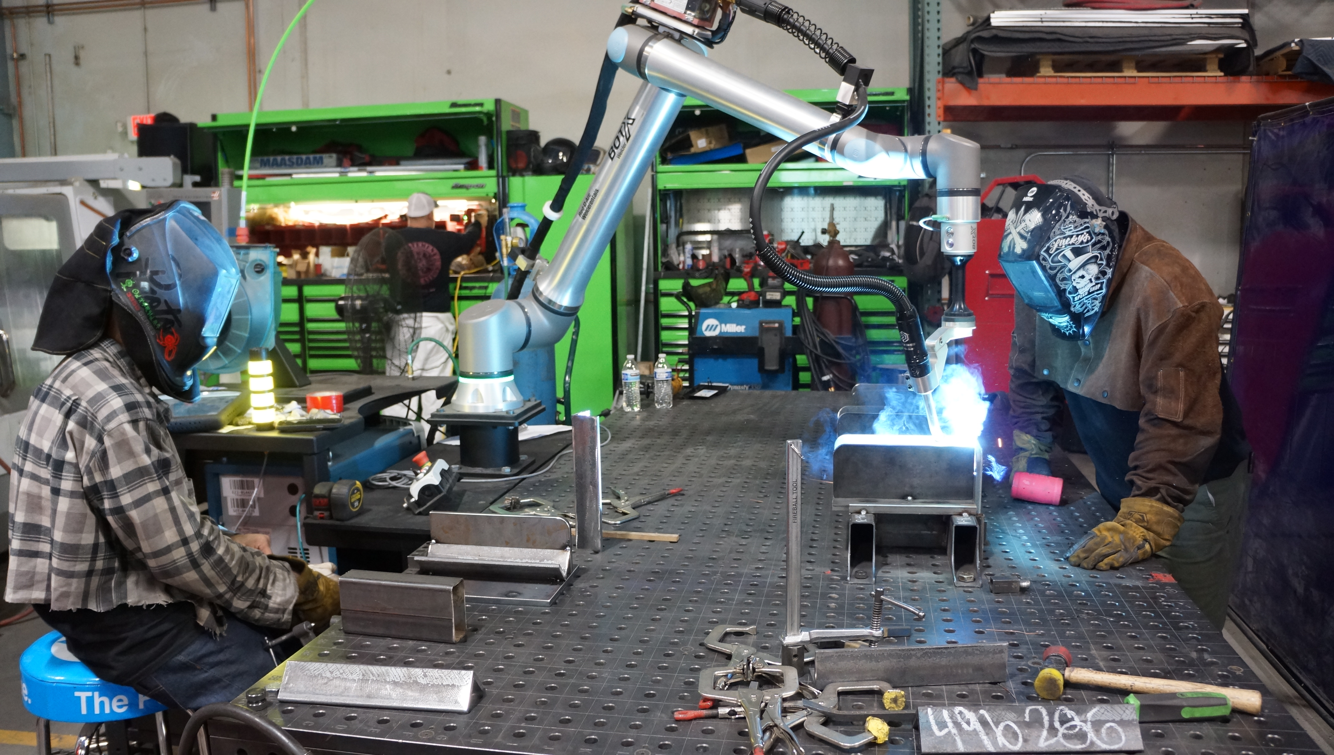 Precision laser cutting in a professional fabrication facility